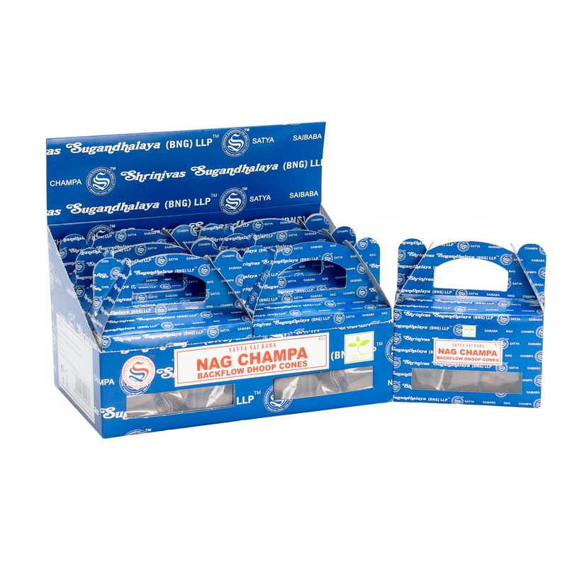 Caja de 24 Conos de Reflujo - Satya Nagchampa